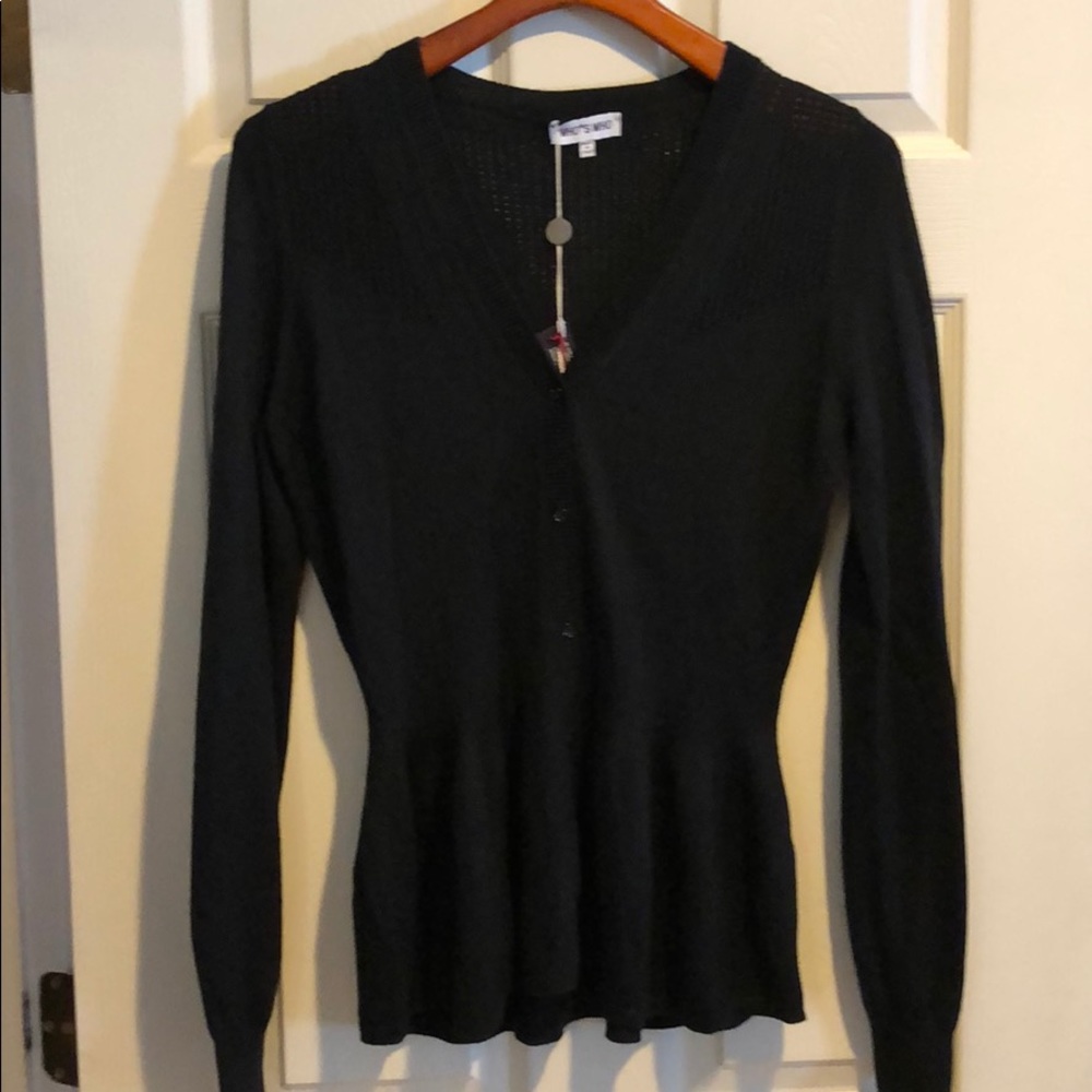 Black cardigan